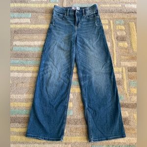 Abercrombie Kids high-rise wide lag Jean, sz 11/12
